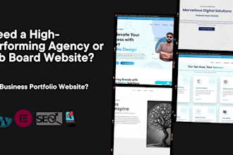build or redesign agency, job board and business sites