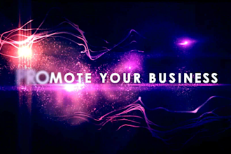 design a highly professional HD video and feature business promo
