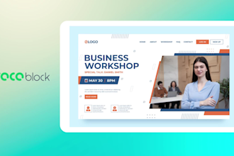 develop a dynamic website using elementor , crocoblock