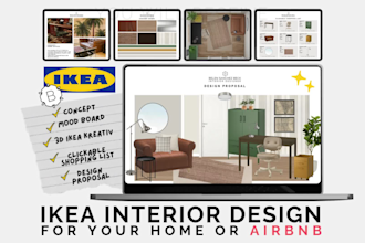 design your ikea home or airbnb