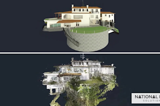 convert point cloud scan to bim cad revit model