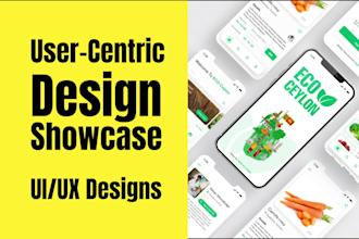 create modern and user friendly mobile app UI UX designs