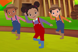 design amazing 2d kids animation