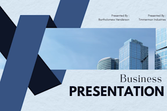 design, redesign business powerpoint presentation, polish educational pitch deck