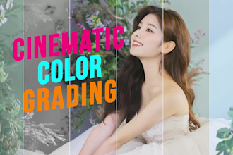 do cinematic color grading and color correction