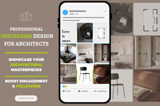 create custom instagram templates for architects, designers, and creatives