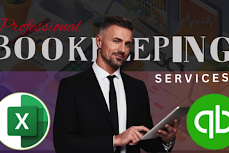 provide expert bookkeeping,quickbooks setup,and bank reconciliation