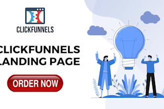 build high converting clickfunnels sales funnel, clickfunnels landing page