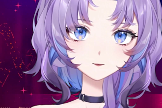 high quality live2d model live2d pro rigging 2d vtuber model 3dvtuber live2d art