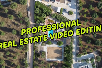 professionally edit your real estate videos and promos