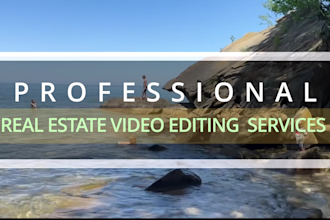 edit property tour, walkthrough , realtor listing , interior design videos