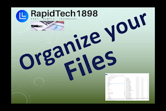 clean and organize your files on your computer