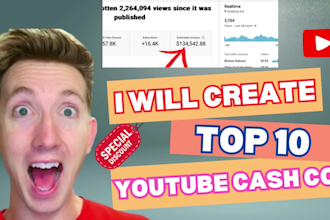 create top 10 cash cow faceless videos and cash cow youtube automation channel