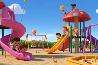 create stunning ai kids animation video, ai video art, 3d cartoon for kids