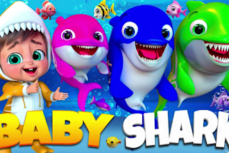 create nursery rhymes, baby shark songs and 2d kids learning videos for youtube