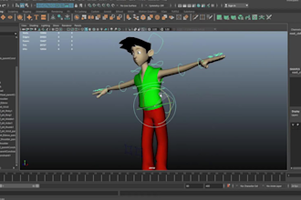 rig 3d model, vtuber rig, facial controls, ik, fk, humanoid, game character rig