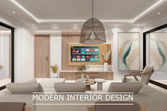create photorealistic 3d interior design and visualization