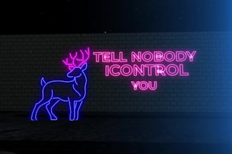 create neon lyric video
