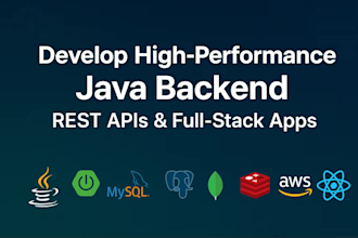 develop scalable java backend services and rest apis