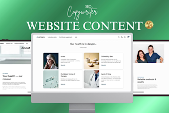 write compelling SEO website content, website copywriting that converts