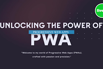 develop pwa or progressive web app development using react laravel javascript