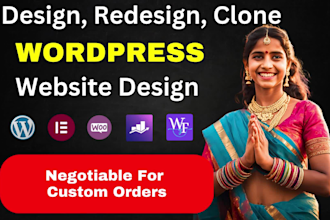 design redesign elementor pro divi wordpress website developer