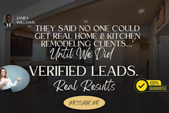 generate home remodeling leads and kitchen remodeling leads