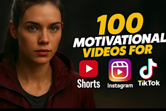 create motivational videos for your youtube shorts, instagram reels, and tiktok
