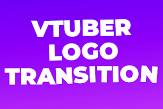 make cute stinger transition for vtuber,twitch,kick,youtube