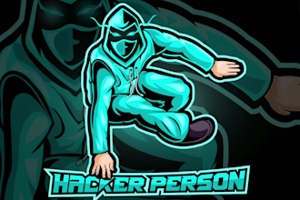 Top 5!  design youtube mascot logo and banner