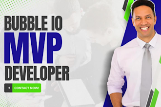 develop bubble mvp figma to bubble prototype web application bubble mvp