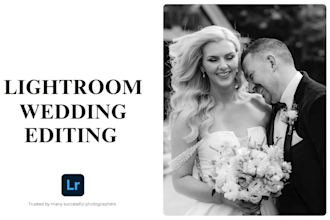do wedding photo editing and culling in lightroom