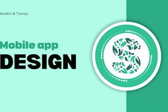 create stunning mobile app UI UX in figma or photoshop