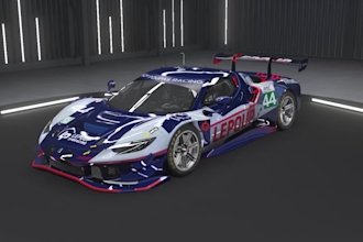 design a custom lmu livery car wrap for le mans ultimate