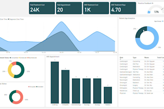design a professional and dynamic power bi dashboard