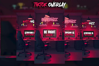 make stunning tiktok overlay to boost engagement