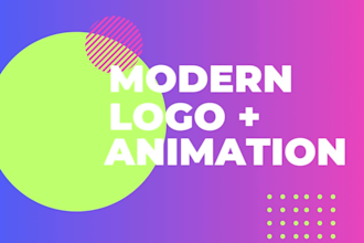 design a premium minimalist logo and professional animation