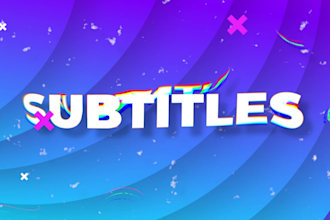 add synced subtitles in english or spanish to your video