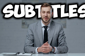 add subtitles, closed captions, srt file to english spanish german french video