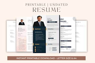 be your ats CV resume expert writer and designer in word