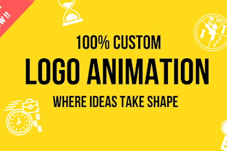do stunning custom logo animations
