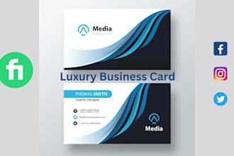 modern minimalistic luxury business card or business logo designs
