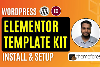 install themeforest or envato elementor template kit on wordpress