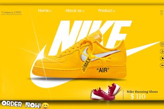 design website banners, shopify ads, ecommerce, and marketing headers