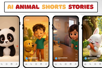 create viral animal ai shorts for youtube,tiktok,instagram