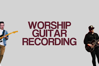 record guitar for your worship song