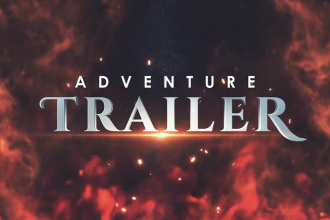 create cinematic adventure fire intro trailer teaser promo video