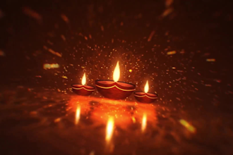 create happy diwali greeting video
