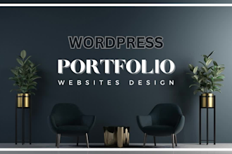 create personal portfolio website and business wordpress website