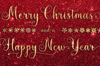 make this attractive merry christmas greetings video